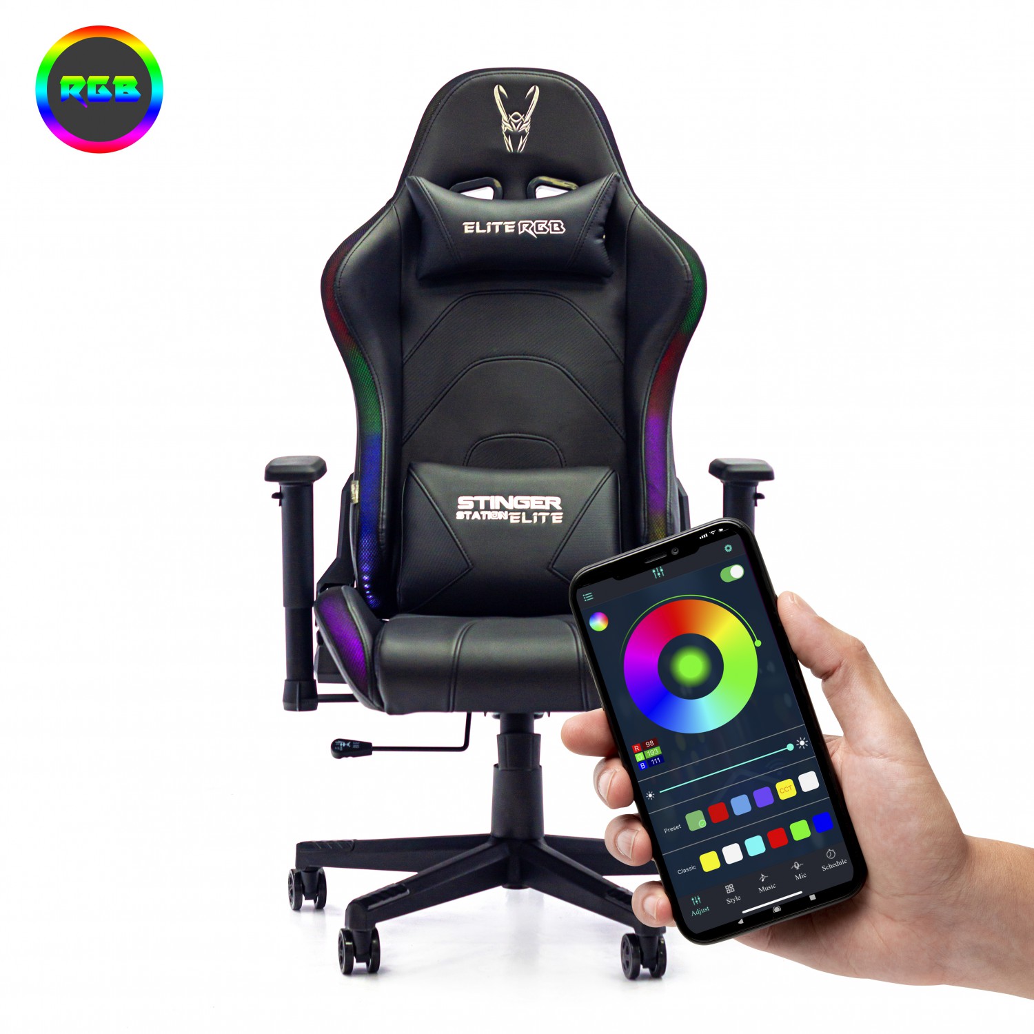 Silla gaming WOXTER STINGER ELITE RGB